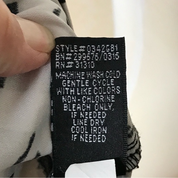 AB‎ Studio Size 14 Sheath Sleeveless Dress Work Career Black White Career Flaw - Picture 10 of 10